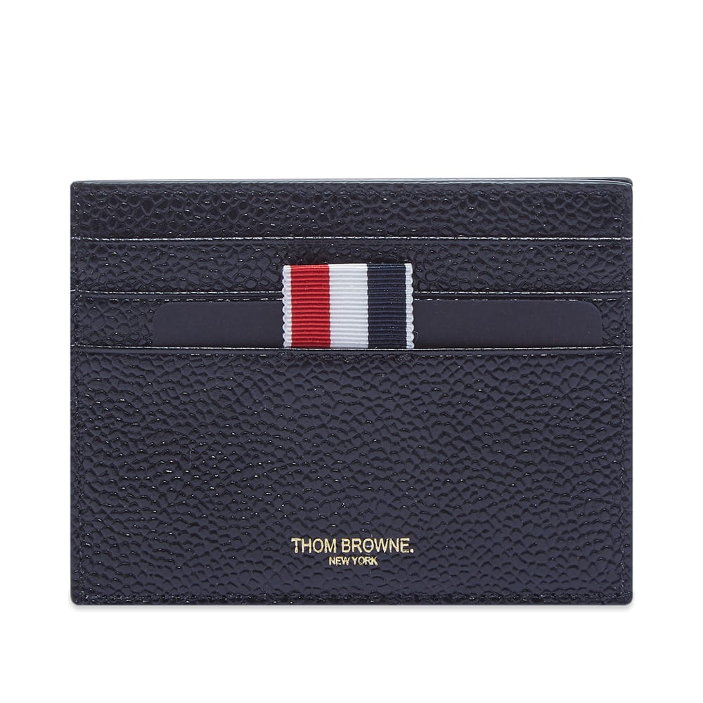 Plånbok Thom Browne Double Grosgrain Card Holder Svart | MAW165B-05581-001, 0