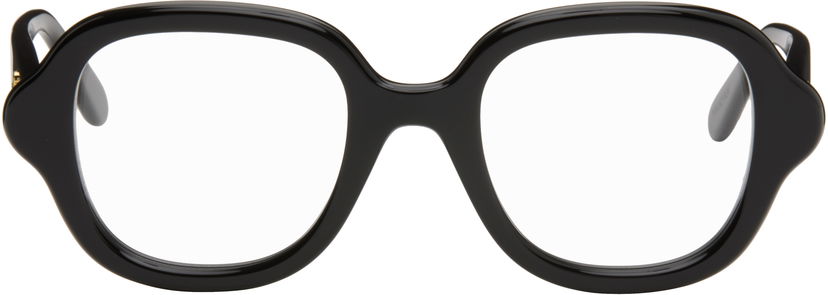 Solglasögon Loewe Oversized Rounded Frame Glasses Svart | LW50075I50001 192337164804