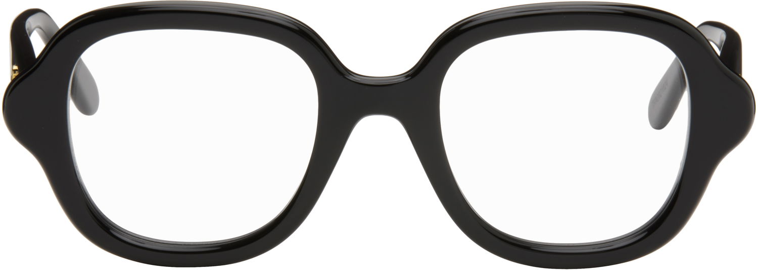 Solglasögon Loewe Oversized Rounded Frame Glasses Svart | LW50075I50001 192337164804, 0