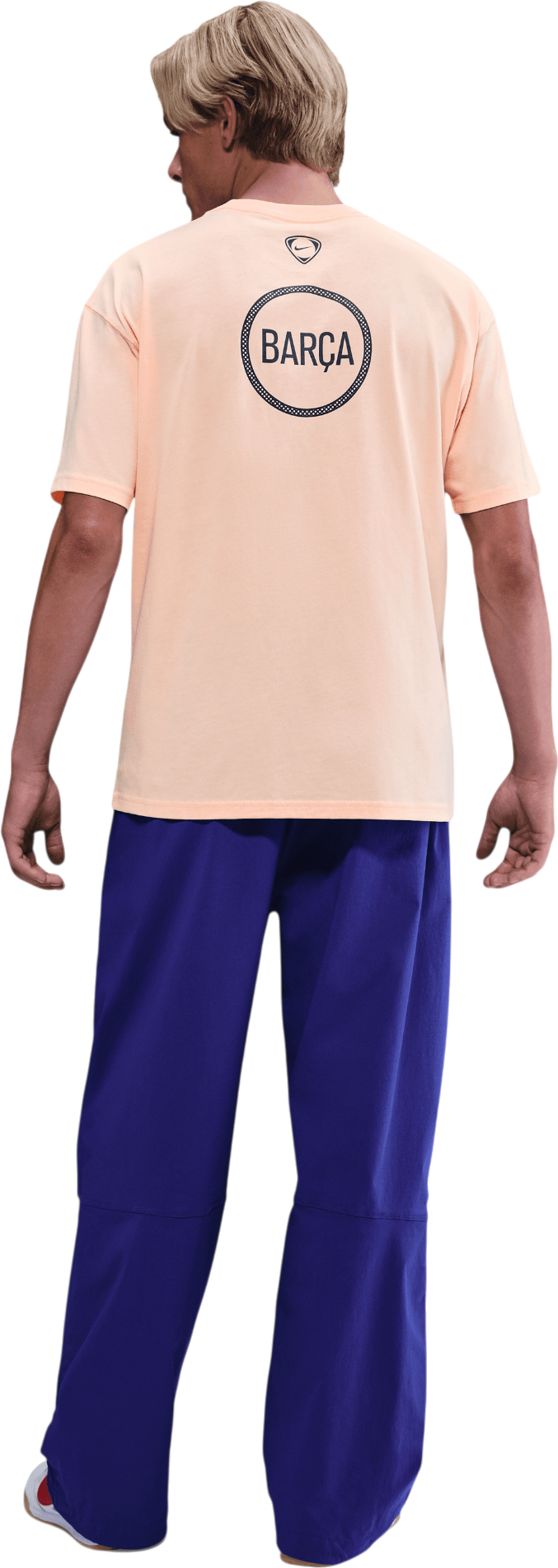 T-shirt Nike Total 90 FC Barcelona Remix T-Shirt Orange | hq8388-807, 1