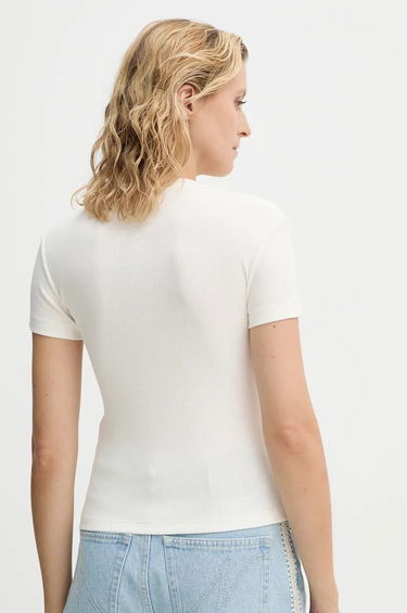T-shirt Nanushka Axton Fitted Short Sleeve T-shirt Vit | NW24PFTP2490, 2