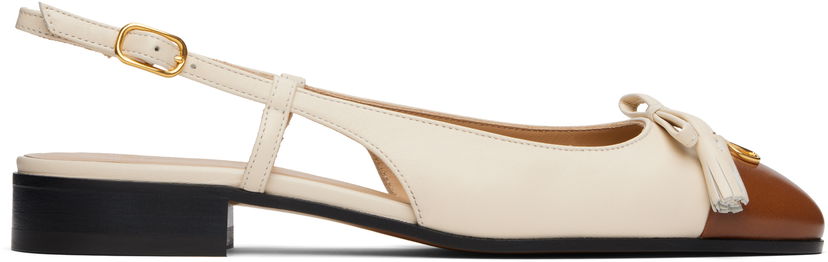 Sneakers och skor Valentino Valet Du Roi Slingback Ballerina Flats Flerfärgad | 6W0S0MH0DDT