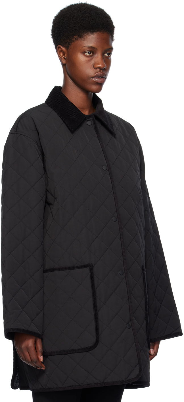Pufferjacka TOTEME Quilted Jacket Svart | 241-WRO1022-FB0169, 1