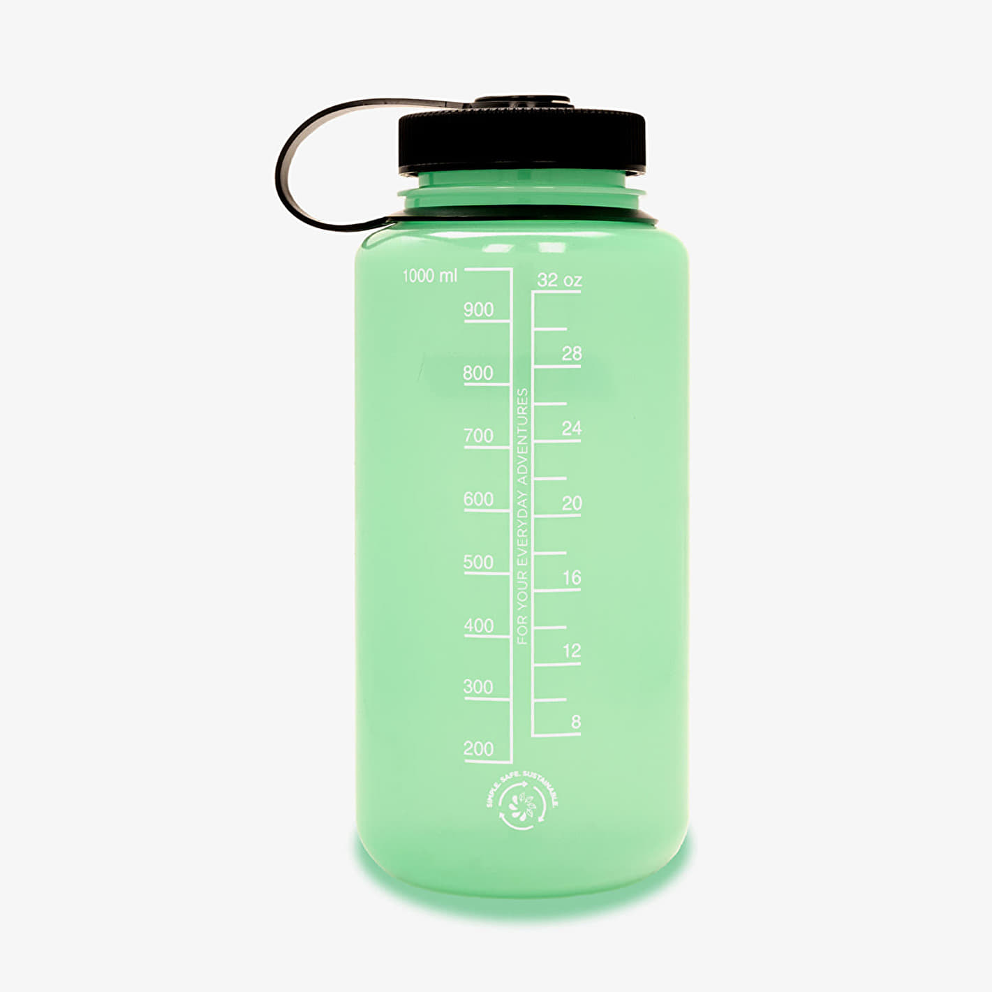 Dricksflaska Nalgene Wide-Mouth Sustain Bottle 1000ml Grön | 2020-4032, 1