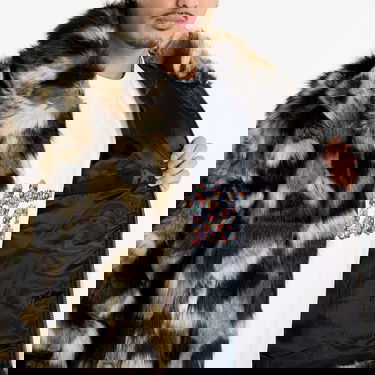 Jacka Patta Patta Faux Fur Patchwork Jacket Flerfärgad | POC-AW25-2700-348-0023-084, 3