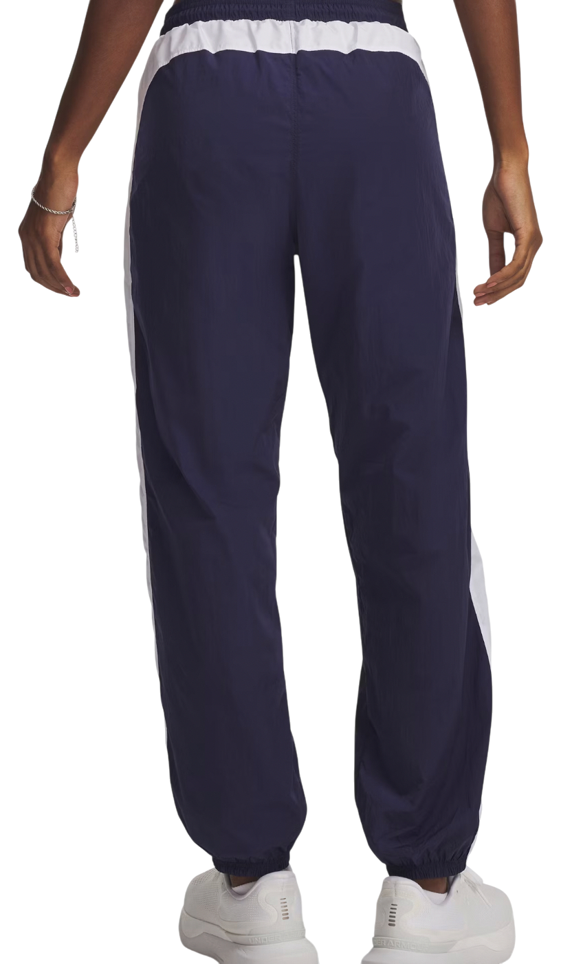 Träningsbyxor Under Armour Icon Crinkle Side-Stripe Track Pants Mörkblå | 6007112-403, 1