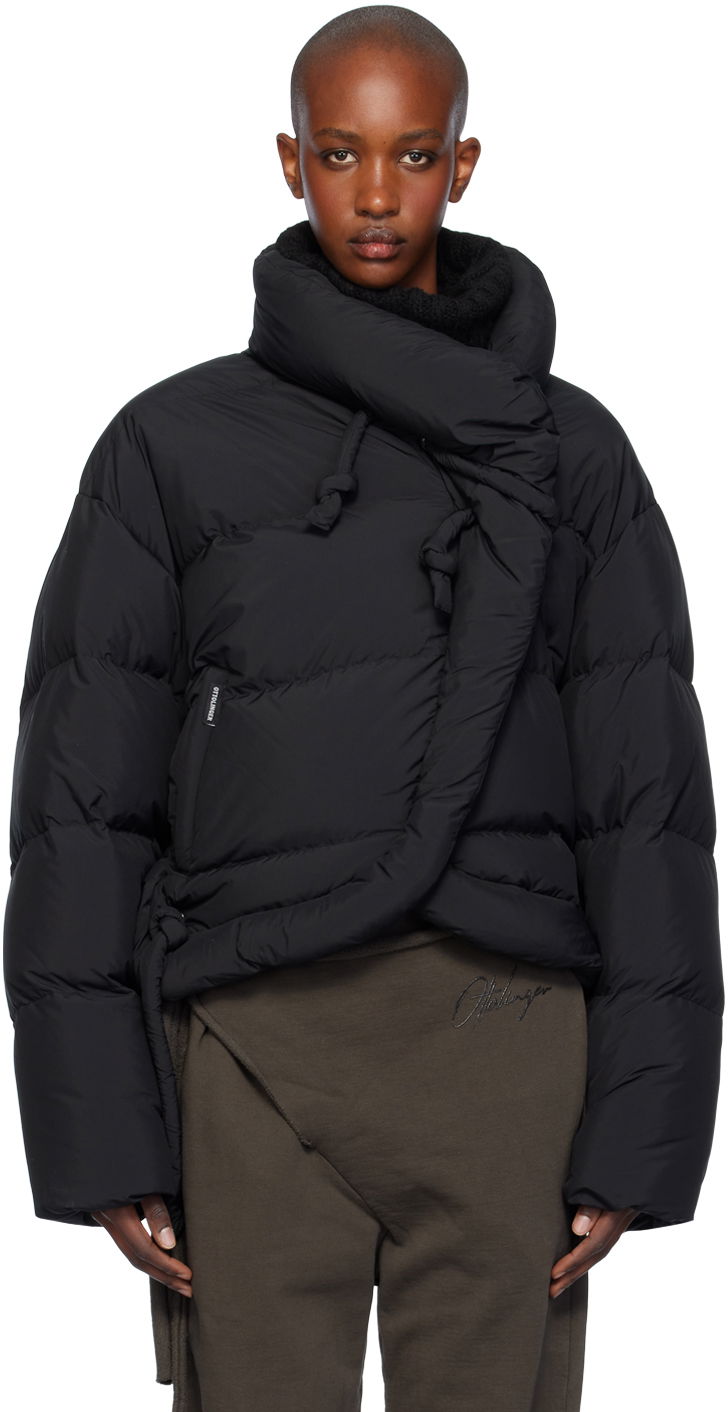 Pufferjacka Ottolinger Ottolinger Strappy Puffer Jacket Svart | 1090602921