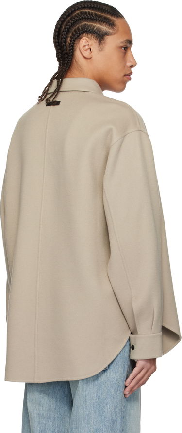 Skjorta Fear of God Fear of God Wool Cashmere Overshirt Beige | FGE230-330DWC, 2