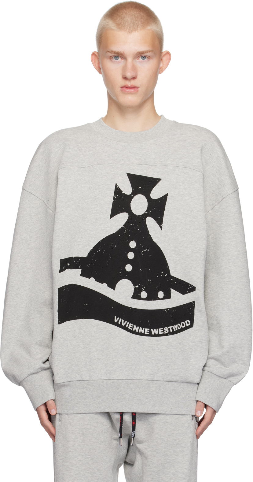 Sweatshirt Vivienne Westwood Sander Sweatshirt Grå | 2I01000F-J006O-