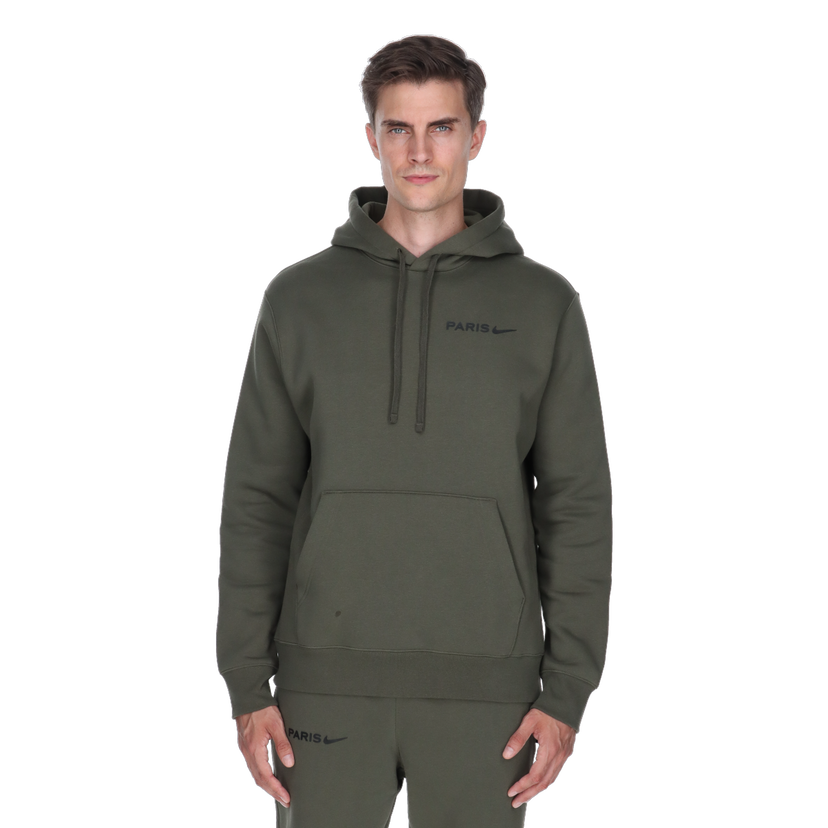 Sweatshirt Nike PSG NSW Club Pullover Hoodie Grön | HM2888-325