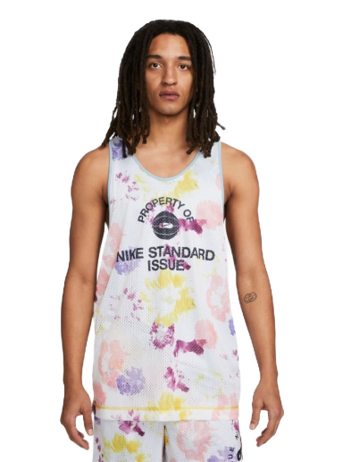 Jersey Nike Standard Issue Reversible Basketball Jersey Vit | DH7433-709