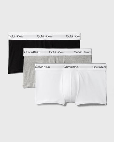 Boxare CALVIN KLEIN Calvin Klein Low Rise Trunk Underwear 3-Pack Grå | LV00NB4389MP1, 0