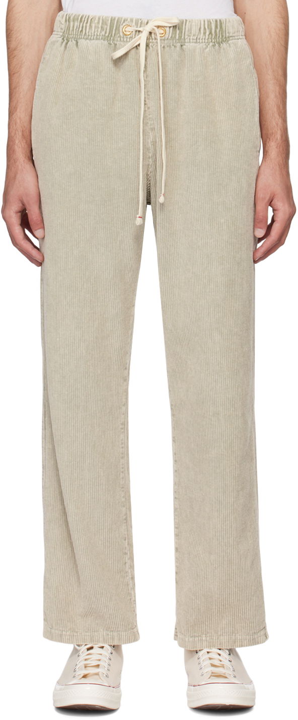 Byxor LES TIEN Classic Trousers "Khaki" Beige | WC-3044-MW