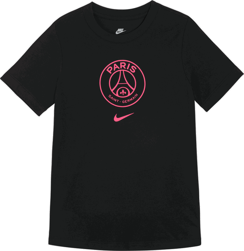 T-shirt Nike Paris Saint-Germain FC Crest T-Shirt Svart | a33048-010