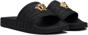 Sneakers och skor Versace Versace 'La Medusa' Slides Svart | 1020535_1A15481, 3