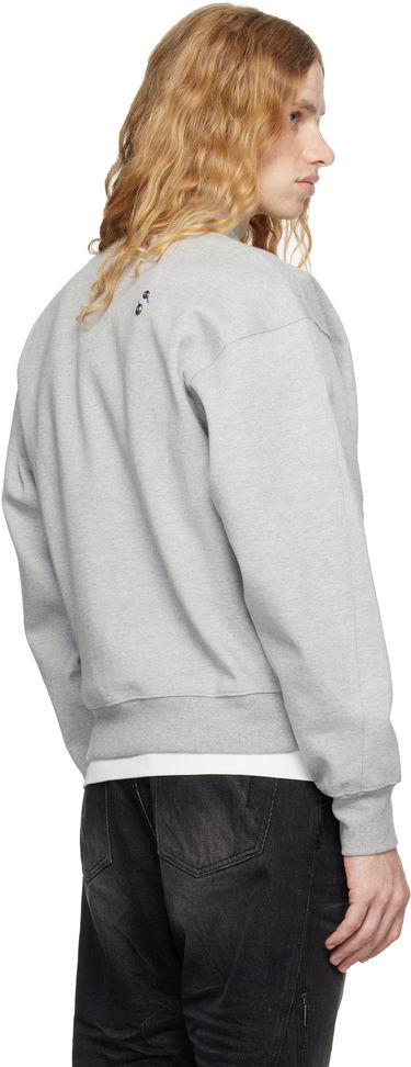 Sweatshirt ADER ERROR Sweatshirt With Split Neck Grå | BN01FWSW0105GR, 2