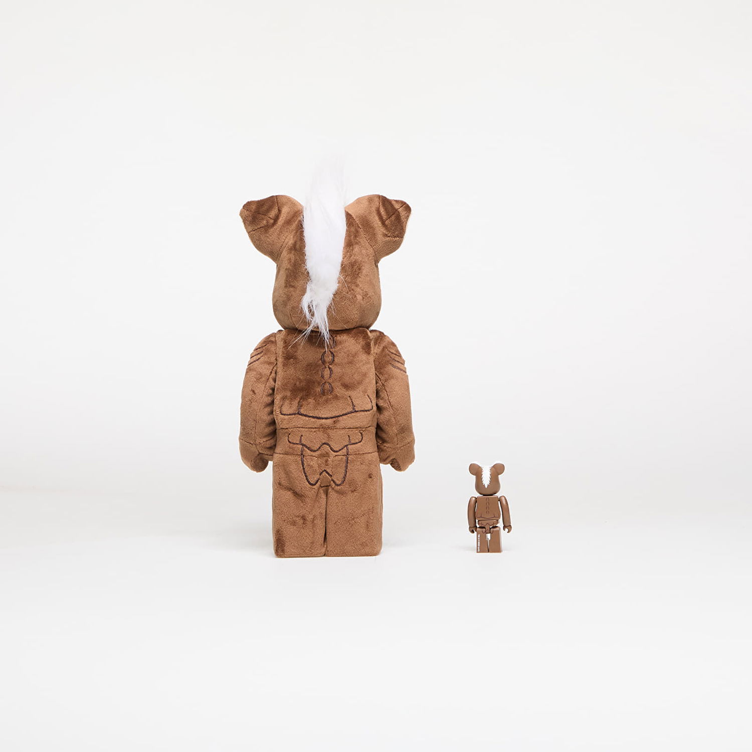 Samlarobjekt Medicom Toy BE@RBRICK Stripe 100% & Costume 400% Set Brun | 4530956616803, 1