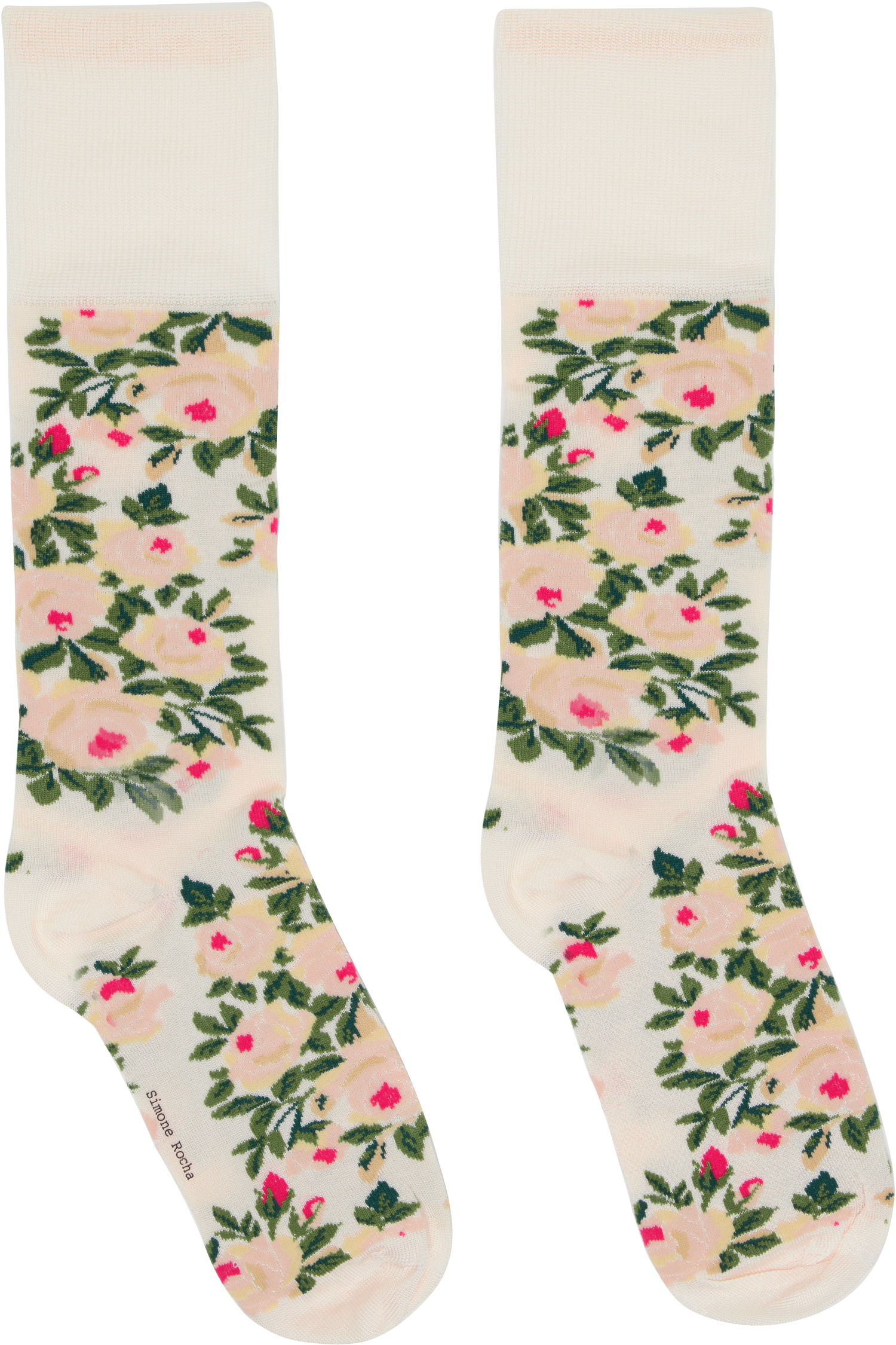 Strumpor Simone Rocha Simone Rocha Rose Bouquet Jacquard Socks Flerfärgad | SOCK62 0635, 0