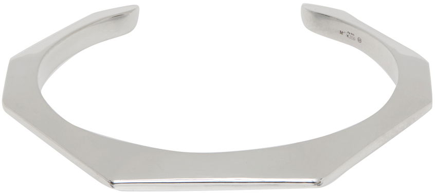 Armband Bottega Veneta Polygon Cuff Bracelet Metallisk | 732342 V5070, 0