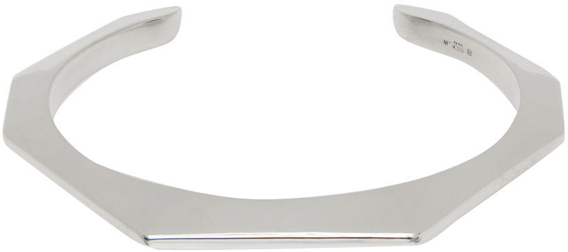 Armband Bottega Veneta Polygon Cuff Bracelet Metallisk | 732342 V5070