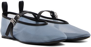 Klä rag & bone rag & bone Spire Mary Jane Ballerina Flats Blå | WFF24PF047MS47, 3
