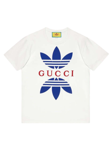 T-shirt Gucci adidas x Cotton Jersey T-Shirt Vit | 548334 XJEMJ 9280