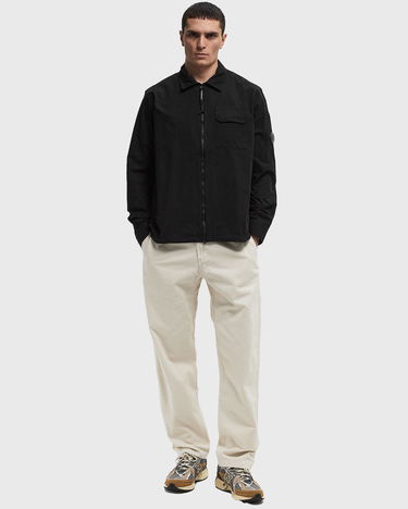 Skjorta C.P. Company C.P. Company Gabardine Full Zip Overshirt Svart | 18CMOS124A110143G-999, 1