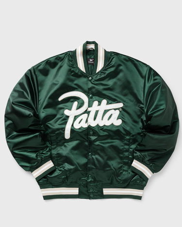 Bomberjacka Patta Satin Varsity Jacket with Script Logo Grön | POC-AW25-5000-348-0016-201, 2