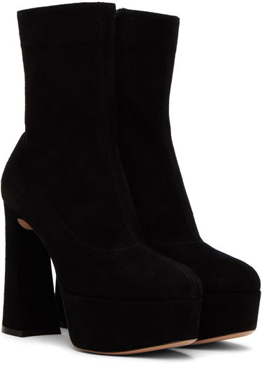Sneakers och skor Gianvito Rossi Suede Platform Ankle Boots Svart | G73174.70RIC.CAM, 3