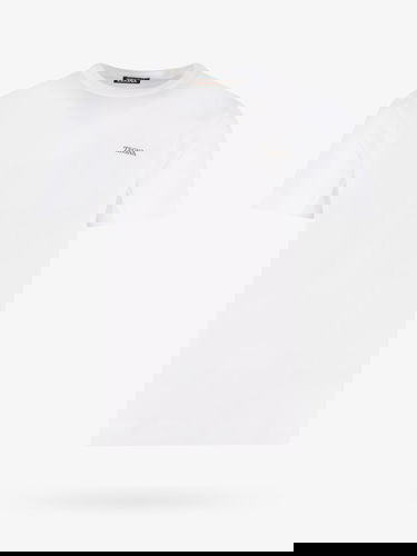 T-shirt ZEGNA Men's White Crew Neck T-Shirt Vit | E7360A5B760N00, 0