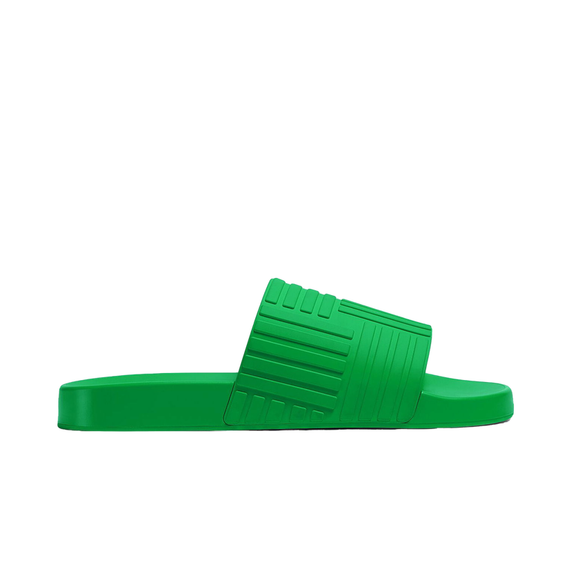 Sneakers och skor Bottega Veneta Slider Sandals Grön | 690105V1O603708