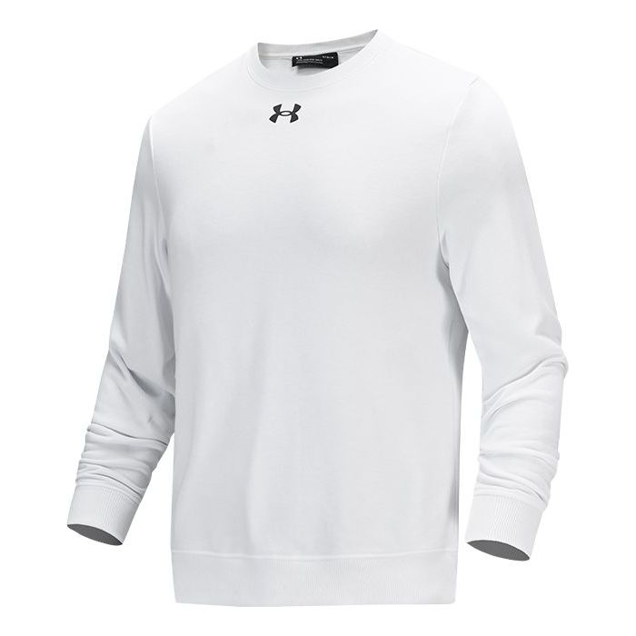 Sweater Under Armour Rival Fleece 2.0 Crew Pullover Vit | 21600301-100