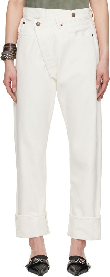 Jeans R13 R13 Cuffed Crossover Jeans Vit | R13W2048-D314A, 0