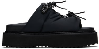 Tillbehör Simone Rocha Simone Rocha Platform Ghillie Sandals Svart | SLD50B 0798, 0