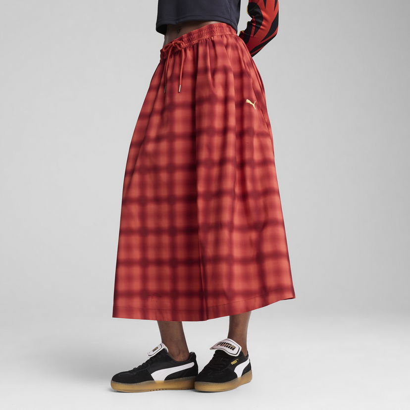 Kjol Puma Road To Unity Pleated Midi Skirt Röd | 629795_15