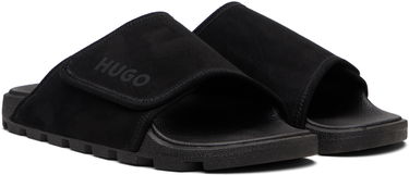Tillbehör BOSS Faux-Suede Slides Vit | 50548704, 4