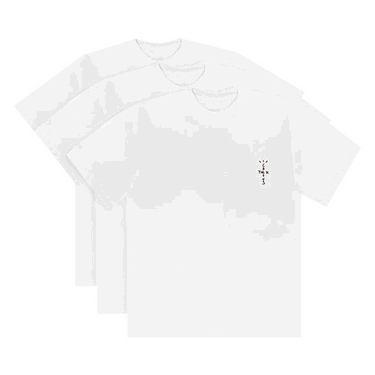 T-shirt Cactus Jack by Travis Scott CJ Tee 3-Pack Vit | CFMF 3T11 WHIT, 0