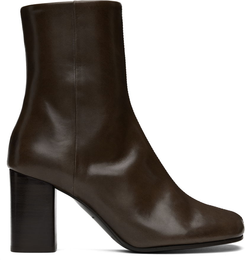 Sneakers och skor LEMAIRE Anatomic 80mm Heel Boots Brun | FO0134 LL0078