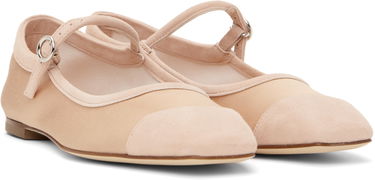 Tillbehör Aeyde Aeyde Uma Satin Toe-Cap Ballerina Flats Rosa | A11-FL-RKLS08FL169-SS25-960-067, 3