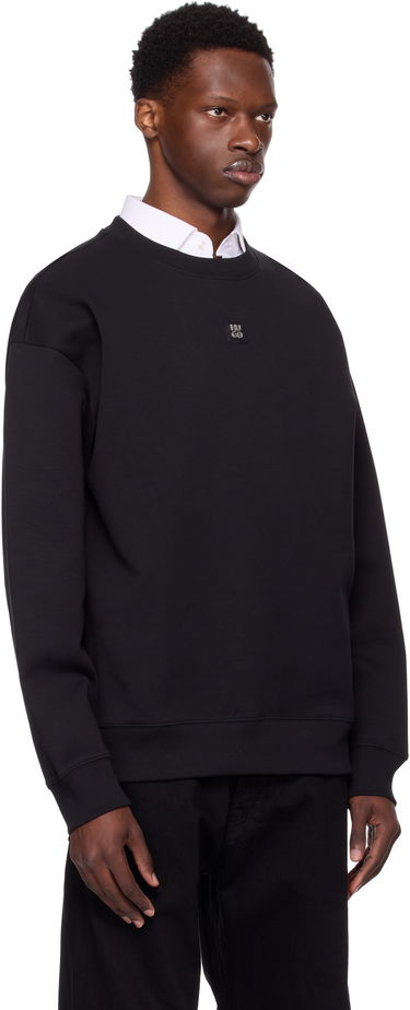 Sweatshirt BOSS Hugo Stacked Logo Sweatshirt Svart | 50533689, 1