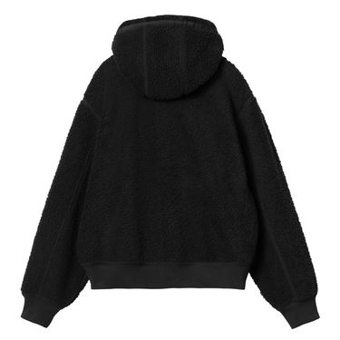 Sweatshirt Carhartt WIP Active Fleece Zip-Up Hoodie Svart | I033905_8, 4