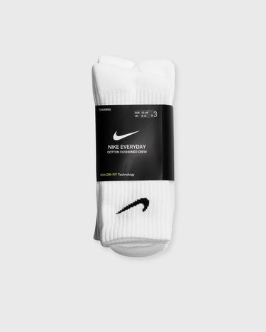Underkläder och strumpor Nike 3-Pack Crew Socks Vit | SX7664-100, 2