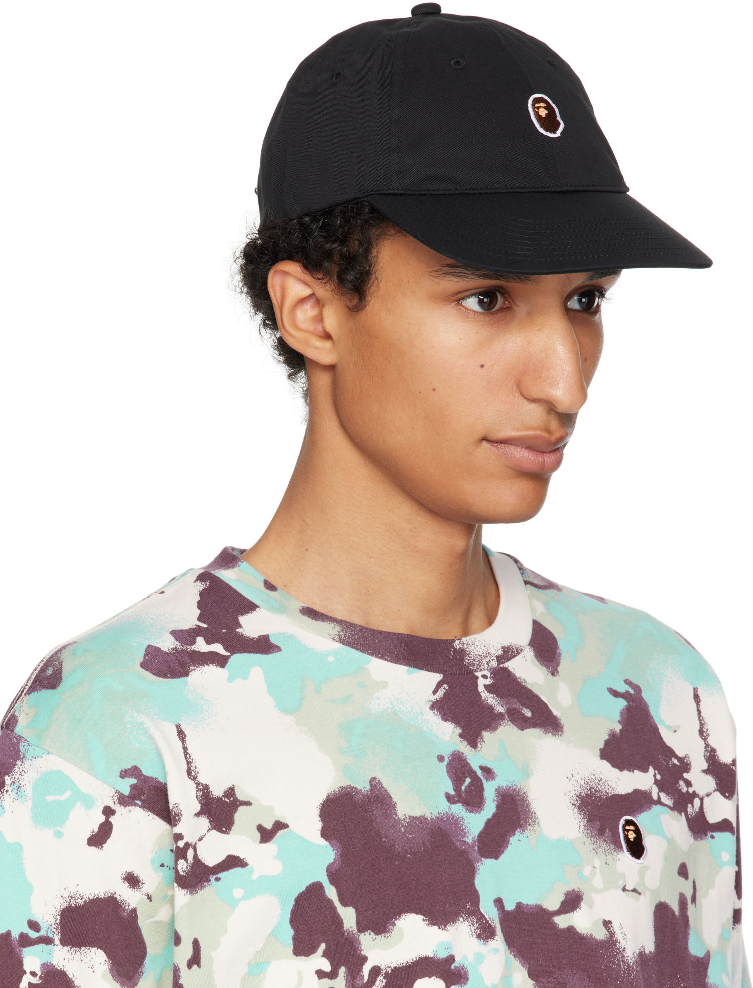 Keps BAPE One Point Twill Cap Svart | 001CPL301311M, 1