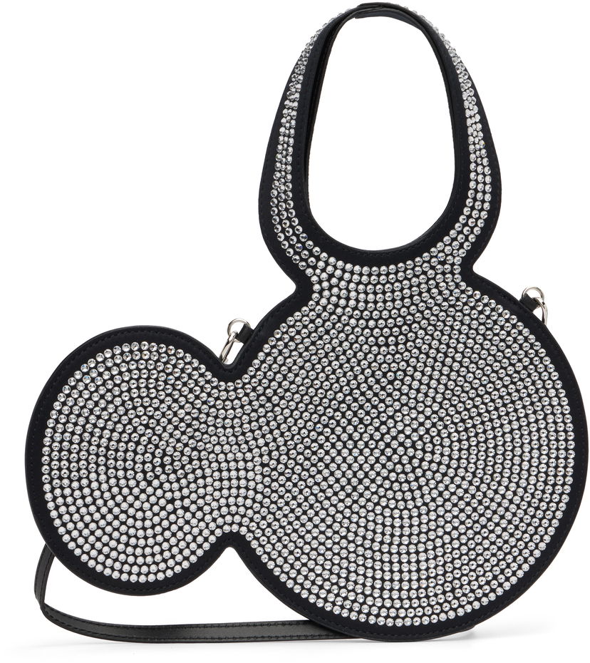 Tygpåse Coperni Coperni Disney Mini Mickey Crystal-Embellished Tote Svart | DBA102F9010