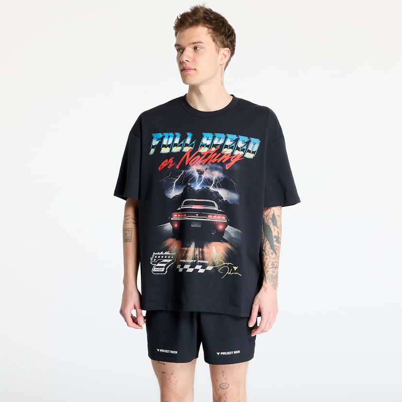 T-shirt Under Armour Project Rock Heavyweight T-Shirt Svart | 1389934-001