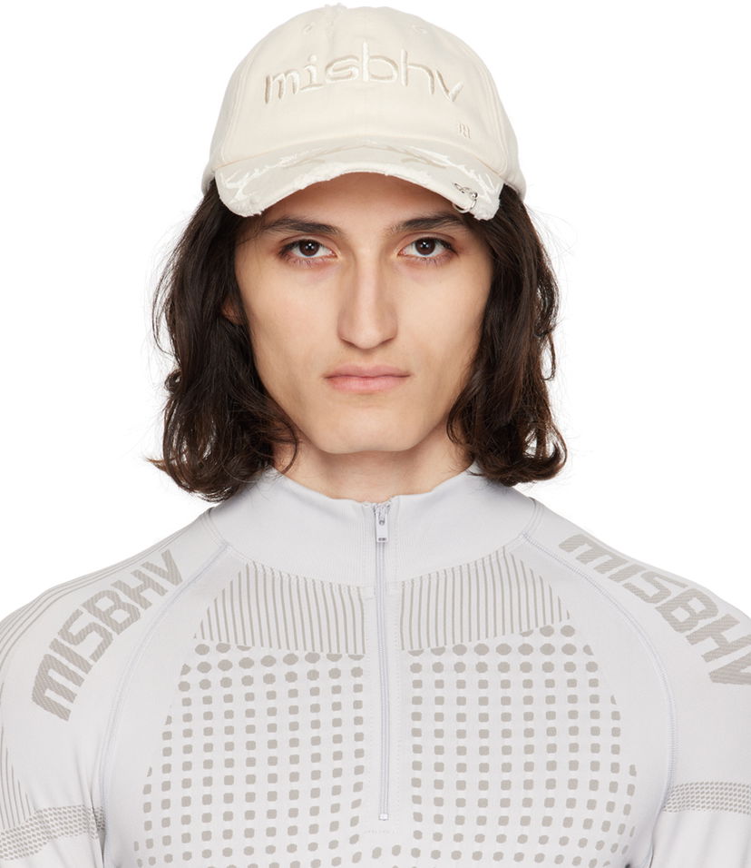 Keps MISBHV Pierced Cap Beige | 240A513