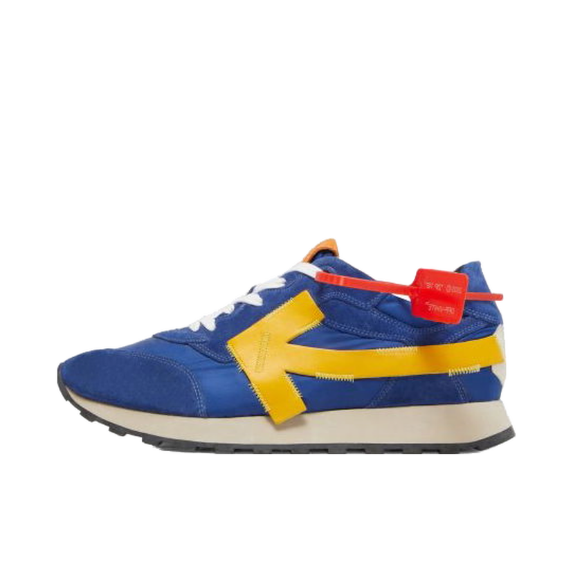 Sneakers och skor Off-White Arrow Running "Blue Yellow" Mörkblå | OMIA118S19D38034 3060