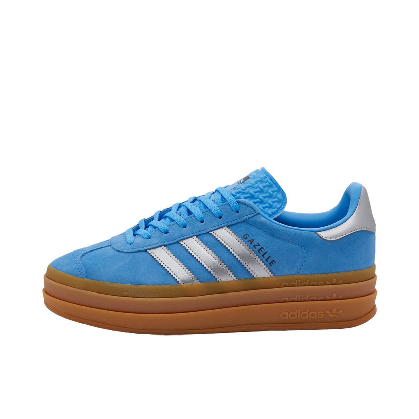 Sneakers och skor adidas Originals Adidas Women's Gazelle Bold W in Blue Burst/Silver Metal/Aurora Ink, Size UK 3 | END. Clothing Blå | JI0327