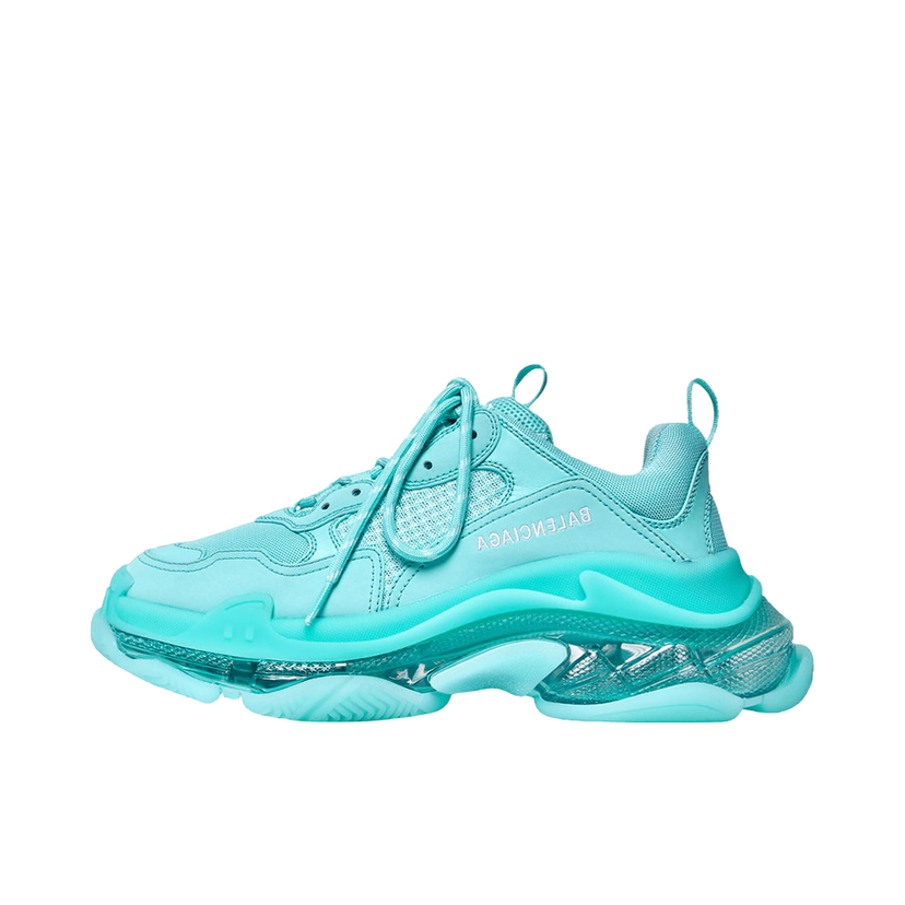 Sneakers och skor Balenciaga S Clear Sole Blue Turkos | 544351W2GA14590