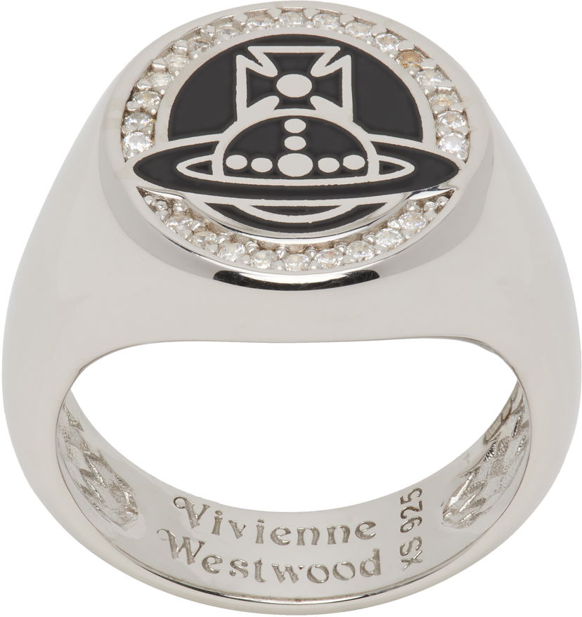 Ringa Vivienne Westwood Vivienne Westwood Silver Sussex Ring Metallisk | 64040186-01P586-